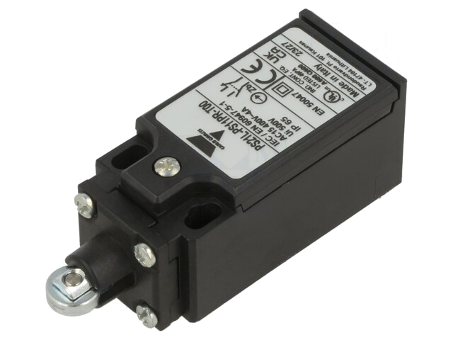 Eindschakelaar; metalen rol Ø11mm; NC + NO; 10A; PG13,5; IP65 Eindschakelaar; metalen rol Ø11mm; NC + NO; 10A; PG13,5; IP65